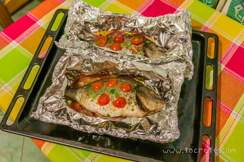 Дорадо в духовке в фольге Дорадо в духовке в фольге