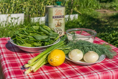 Рецепт Рис со шпинатом (Σπανακόρυζο)