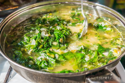Рецепт Рис со шпинатом (Σπανακόρυζο)