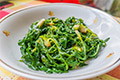 Салат из стамнагафи (Σταμναγκάθι σαλάτα, Stamnagathi salad)