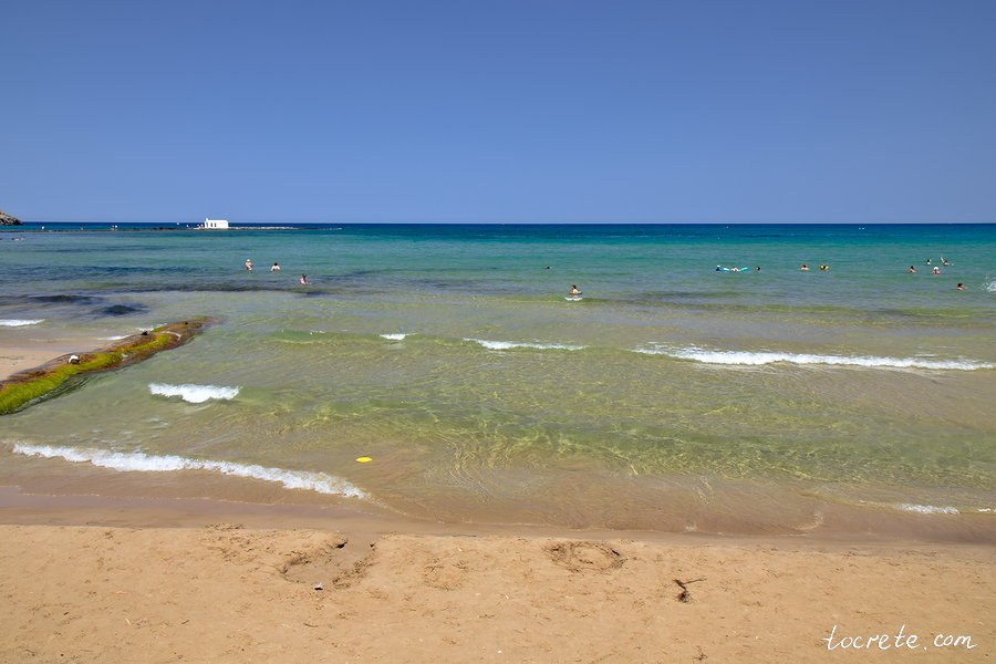 Пляж Георгиуполи (Georgioupoli Beach). Крит в августе