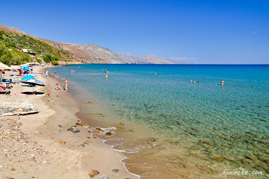 Пляж Полиризос (Πολυρριζος, Polyrizos) 