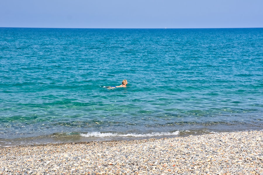 Осеннее критское море. Греция в октябре Осеннее критское море. Греция в октябре